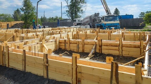 Ленточный фундамент для дома в Гродно