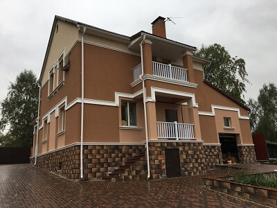 Наружная отделка дома в Гродно