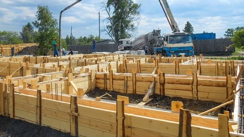 Свайный фундамент с ростверком в Гродно