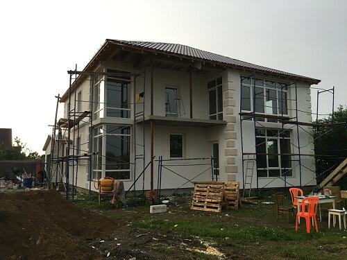 Утепление дома пенопластом снаружи в Гродно