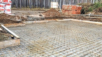 Заливка фундамента под дом в Гродно